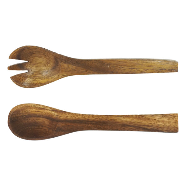 Acacia Serving Spoon & Fork Thumbnail