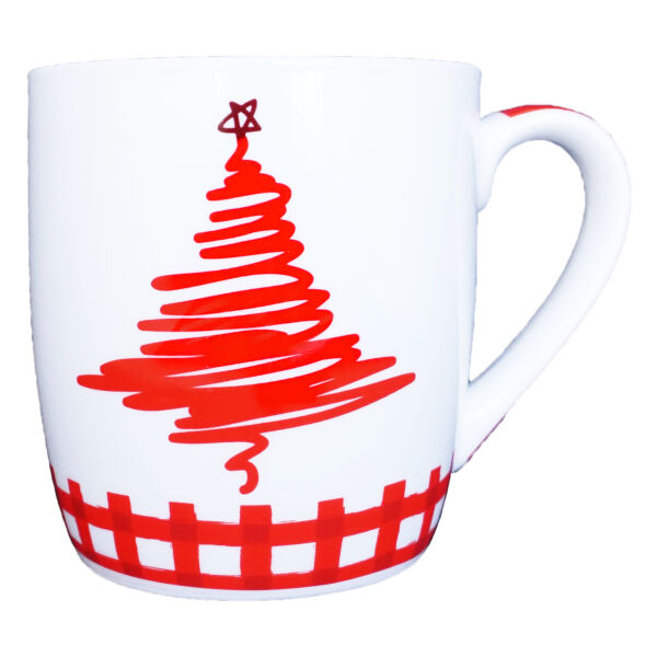 Red Christmas Tree Mug Thumbnail