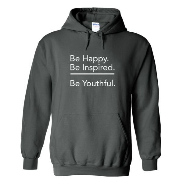 Happy/Inspired/Youthful Hoodie Thumbnail
