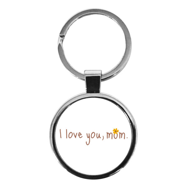 Metal Circle Keychain Thumbnail