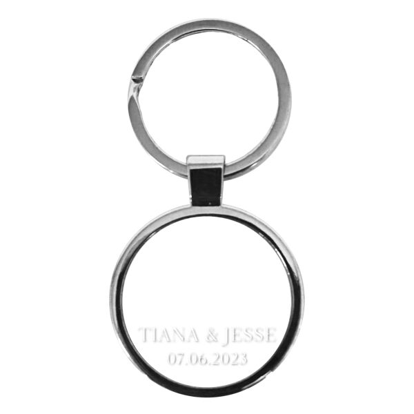 Metal Circle Keychain Thumbnail