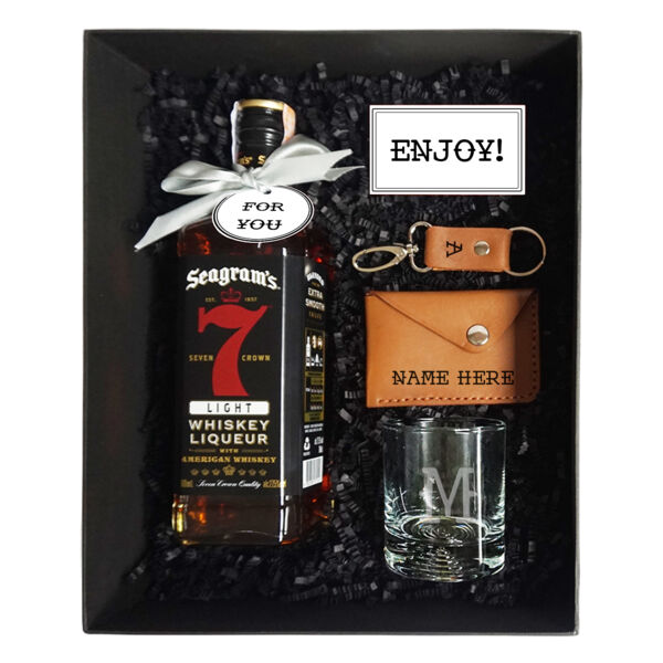 For You Whiskey and Leather Gift Set Thumbnail