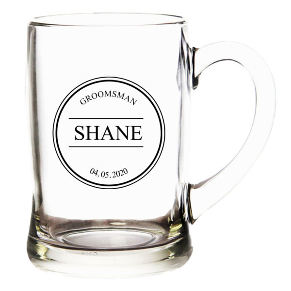 Groomsman Benidorm Beer Mug Wedding Favor Thumbnail