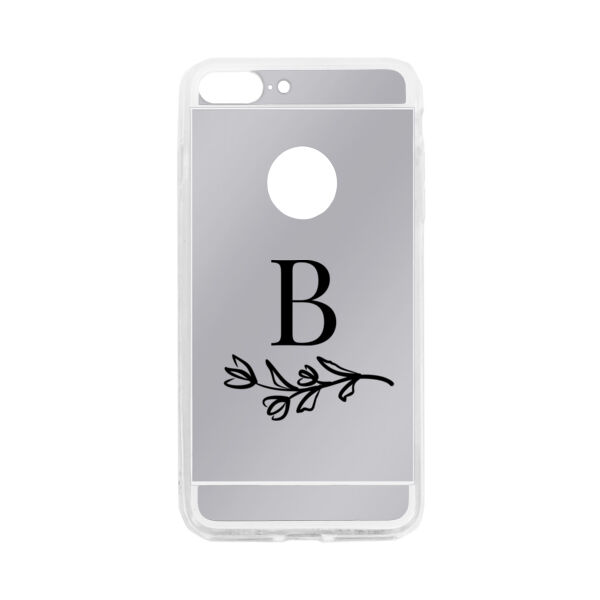 Name Initial with Floral Divider Personalized iPhone 7/8 Mirror Case Thumbnail