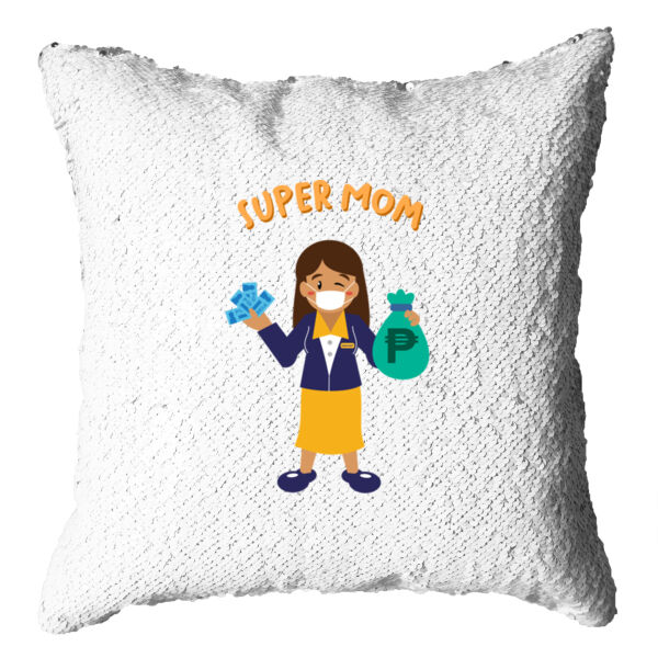 Super Mom Banker Mermaid Pillow Full Body (Light) Thumbnail