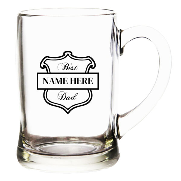 Best Dad Crest Personalized Benidorm Mug Thumbnail
