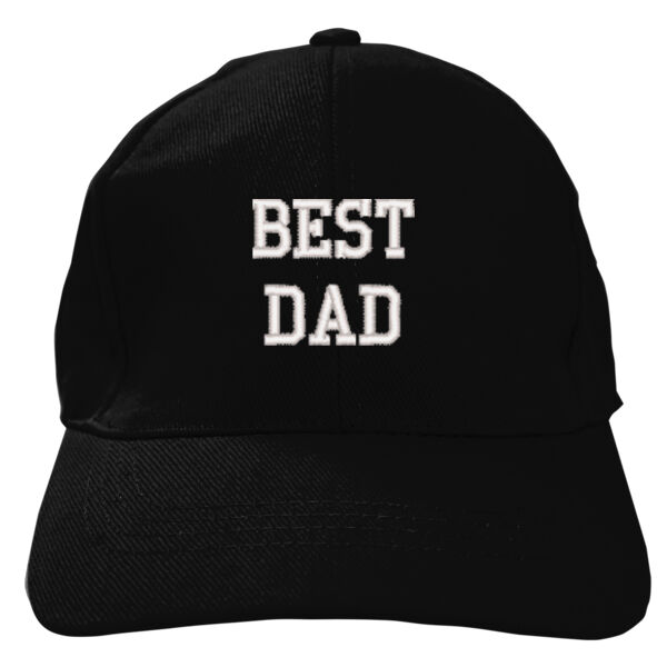 Best Dad Embroidered Cap Thumbnail