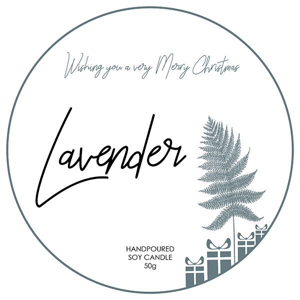 Lavender Candle Sticker Thumbnail