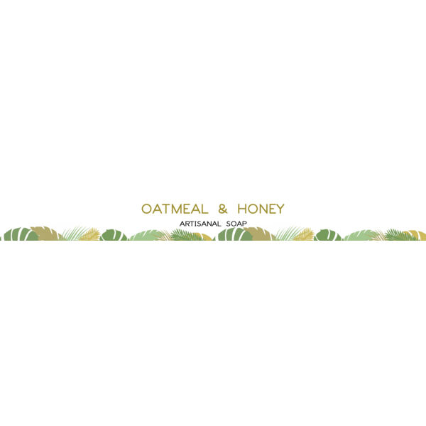 Oatmeal and Honey Soap Label Thumbnail