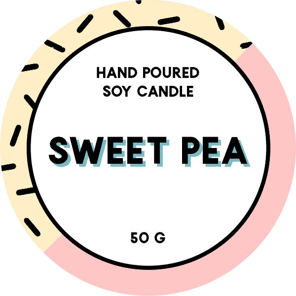 Sweet Pea Candle Sticker Thumbnail