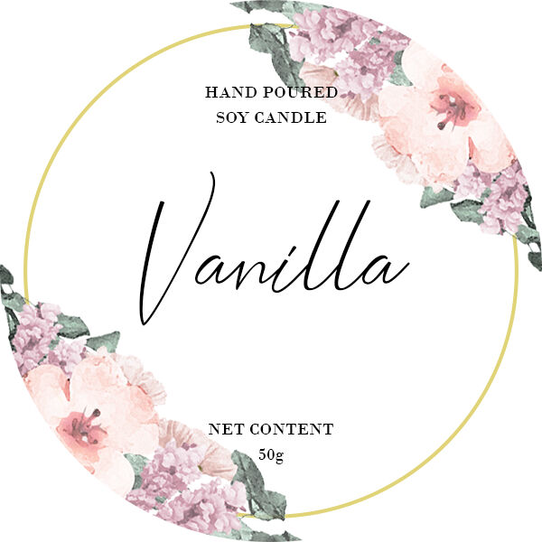 Vanilla Candle Sticker Thumbnail