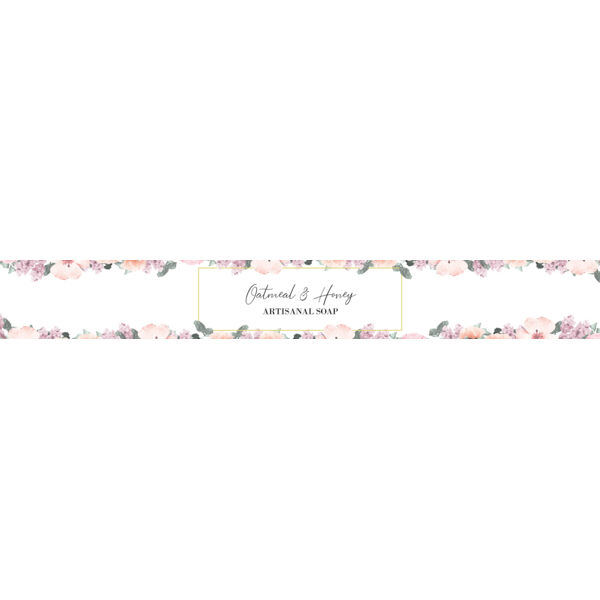 Oatmeal and Honey Soap Label Thumbnail