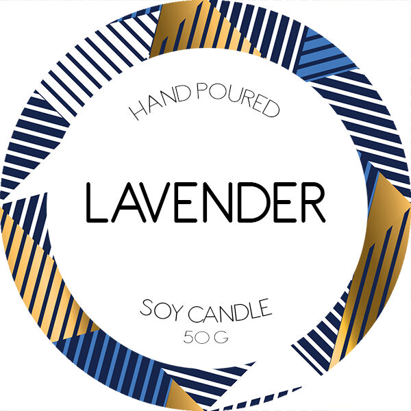 Lavender Candle Sticker Thumbnail