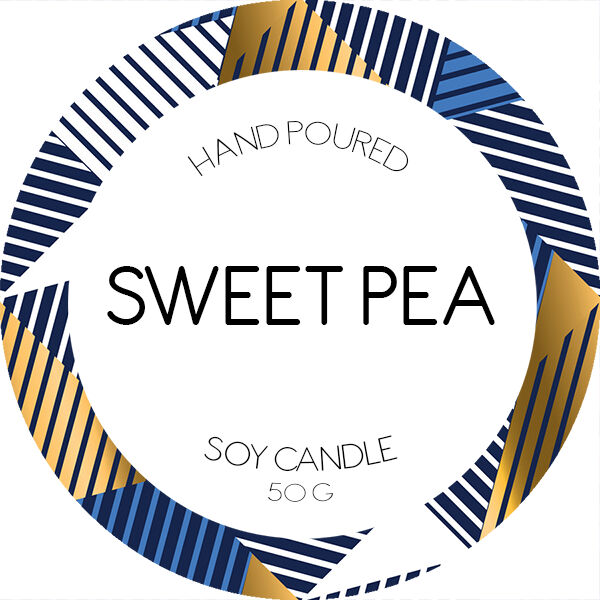 Sweet Pea Candle Sticker Thumbnail