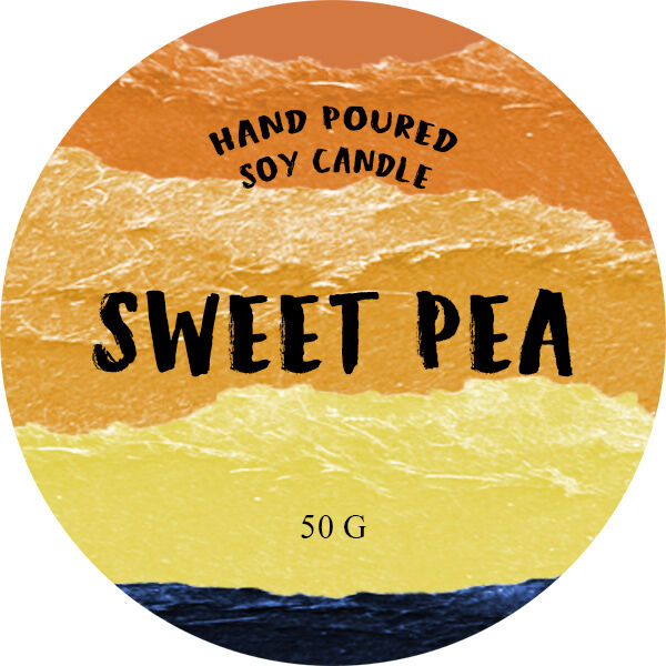 Sweet Pea Candle Sticker Thumbnail