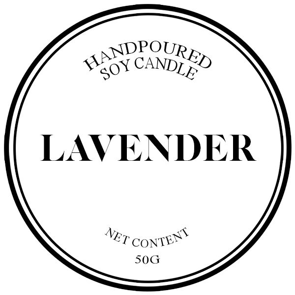 Lavender Candle Sticker Thumbnail