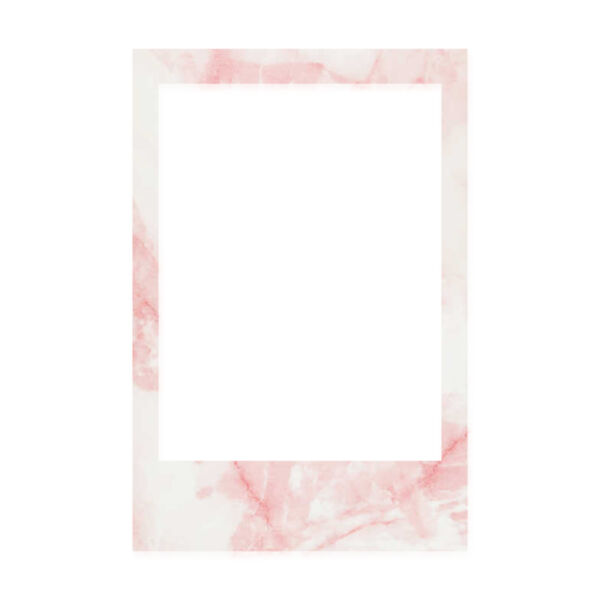 Polaroid Frame 4x3 Pink Marble Thumbnail