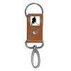 Leather Hook Ring Keychain Thumbnail