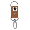 Leather Hook Ring Keychain Thumbnail