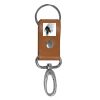 Leather Hook Ring Keychain Thumbnail