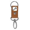 Leather Hook Ring Keychain Thumbnail